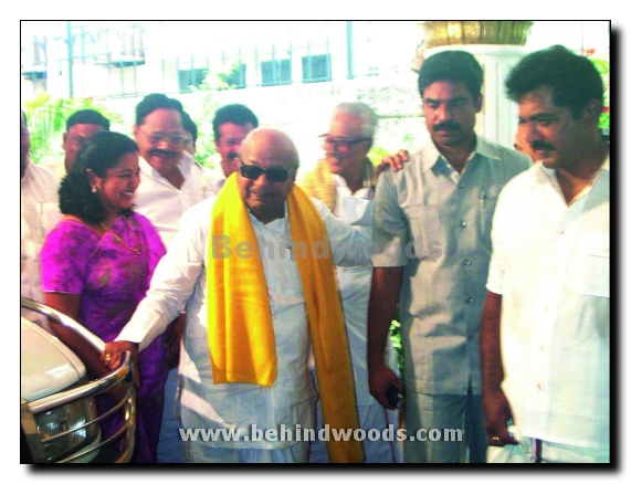 Sarath Kumar couple with DMK President